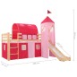 vidaXL Cama alta para niños tobogán y escalera madera pino 208x230 cm