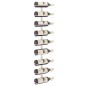 vidaXL Botellero de pared para 9 botellas hierro blanco vidaXL Botellero de pared para 9 botellas hierro blanco