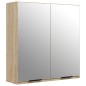vidaXL Armario de baño con espejo color roble Sonoma 64x20x67 cm vidaXL Armario de baño con espejo color roble Sonoma 64x20x67 cm