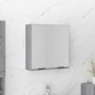 vidaXL Armario de baño con espejo color gris Sonoma 64x20x67 cm vidaXL Armario de baño con espejo color gris Sonoma 64x20x67 cm