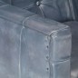 vidaXL Sillón con diseño de cubo cuero auténtico gris vidaXL Sillón con diseño de cubo cuero auténtico gris