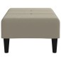 vidaXL Reposapiés de terciopelo gris claro 78x56x32 cm vidaXL Reposapiés de terciopelo gris claro 78x56x32 cm