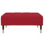 vidaXL Reposapiés de terciopelo rojo vino tinto 78x56x32 cm vidaXL Reposapiés de terciopelo rojo vino tinto 78x56x32 cm