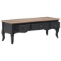vidaXL Mueble para TV de madera negro 100x35x35 cm