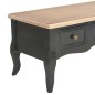 vidaXL Mueble para TV de madera negro 100x35x35 cm