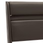 vidaXL Estructura de cama con LED cuero sintético gris 150x200 cm vidaXL Estructura de cama con LED cuero sintético gris 150x200 cm