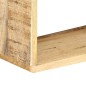 vidaXL Juego de estantes cubo de pared 3 piezas madera maciza de mango vidaXL Juego de estantes cubo de pared 3 piezas madera maciza de mango