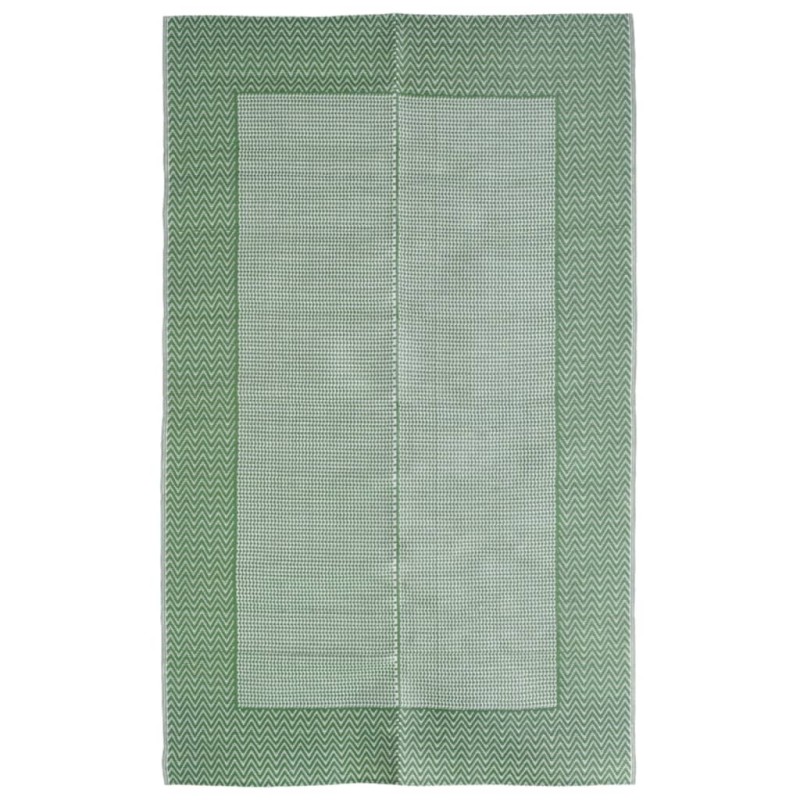 vidaXL Alfombra de exterior PP verde 120x180 cm vidaXL Alfombra de exterior PP verde 120x180 cm
