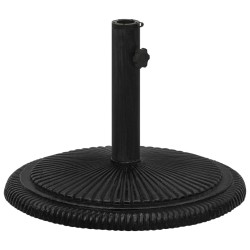 vidaXL Base de sombrilla de hierro fundido negro 45x45x30 cm 