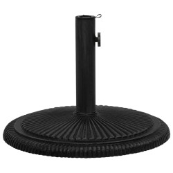 vidaXL Base de sombrilla de hierro fundido negro 45x45x30 cm 