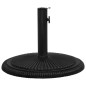 vidaXL Base de sombrilla de hierro fundido negro 45x45x30 cm 