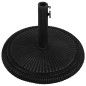 vidaXL Base de sombrilla de hierro fundido negro 45x45x30 cm 