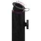 vidaXL Base de sombrilla de hierro fundido negro 45x45x30 cm 
