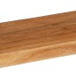 vidaXL Juego de estantes cubo de pared 3 pzas madera maciza de acacia vidaXL Juego de estantes cubo de pared 3 pzas madera maciza de acacia