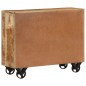 vidaXL Aparador de madera maciza de mango sin tratar 80x30x65 cm vidaXL Aparador de madera maciza de mango sin tratar 80x30x65 cm