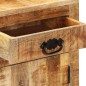 vidaXL Aparador de madera maciza de mango sin tratar 80x30x65 cm vidaXL Aparador de madera maciza de mango sin tratar 80x30x65 cm