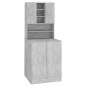 vidaXL Mueble de lavadora gris hormigón vidaXL Mueble de lavadora gris hormigón