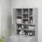 vidaXL Mueble de lavadora gris hormigón vidaXL Mueble de lavadora gris hormigón