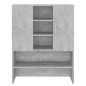 vidaXL Mueble de lavadora gris hormigón vidaXL Mueble de lavadora gris hormigón
