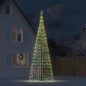 vidaXL Árbol de Navidad cono de luz 1544 LEDs de colores 500 cm vidaXL Árbol de Navidad cono de luz 1544 LEDs de colores 500 cm