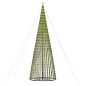 vidaXL Árbol de Navidad cono de luz 1544 LEDs de colores 500 cm vidaXL Árbol de Navidad cono de luz 1544 LEDs de colores 500 cm