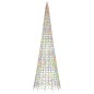 vidaXL Árbol de Navidad en asta de bandera 1534 LED colores 500 cm vidaXL Árbol de Navidad en asta de bandera 1534 LED colores 500 cm