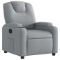 vidaXL Sillón reclinable de tela gris claro vidaXL Sillón reclinable de tela gris claro