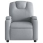 vidaXL Sillón reclinable de tela gris claro vidaXL Sillón reclinable de tela gris claro