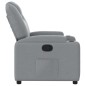 vidaXL Sillón reclinable de tela gris claro vidaXL Sillón reclinable de tela gris claro