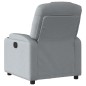 vidaXL Sillón reclinable de tela gris claro vidaXL Sillón reclinable de tela gris claro