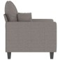 vidaXL Sillón de tela gris taupé 60 cm vidaXL Sillón de tela gris taupé 60 cm