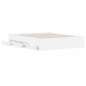 vidaXL Estructura de cama madera de ingeniería blanco 150x200 cm vidaXL Estructura de cama madera de ingeniería blanco 150x200 cm