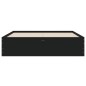 vidaXL Cama con cajones madera de ingeniería negro 135x190 cm vidaXL Cama con cajones madera de ingeniería negro 135x190 cm