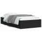 vidaXL Cama con cajones madera de ingeniería negro 90x190 cm vidaXL Cama con cajones madera de ingeniería negro 90x190 cm