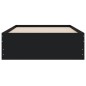 vidaXL Cama con cajones madera de ingeniería negro 90x190 cm vidaXL Cama con cajones madera de ingeniería negro 90x190 cm