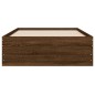 vidaXL Cama con cajones madera de ingeniería marrón roble 90x190 cm vidaXL Cama con cajones madera de ingeniería marrón roble 90x190 cm