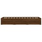 vidaXL Cama con cajones madera de ingeniería marrón roble 75x190 cm vidaXL Cama con cajones madera de ingeniería marrón roble 75x190 cm