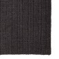vidaXL Alfombra de sisal natural negro 66x250 cm vidaXL Alfombra de sisal natural negro 66x250 cm