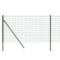 vidaXL Cerca de alambre de acero galvanizado verde 1,1x25 m vidaXL Cerca de alambre de acero galvanizado verde 1,1x25 m
