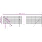 vidaXL Cerca de alambre de acero galvanizado verde 1,1x25 m vidaXL Cerca de alambre de acero galvanizado verde 1,1x25 m