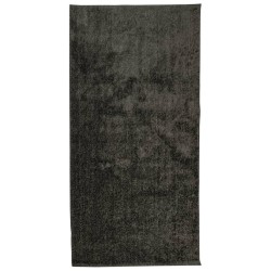 vidaXL Alfombra pelo largo aspecto brillante ISTAN antracita 100x200cm