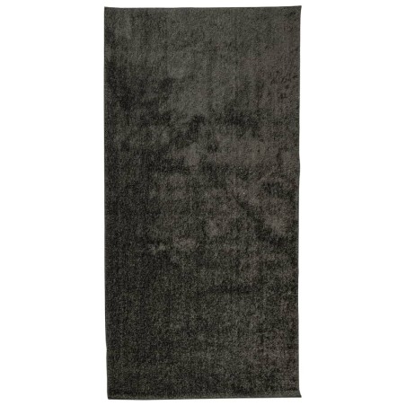 vidaXL Alfombra pelo largo aspecto brillante ISTAN antracita 100x200cm