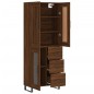 vidaXL Aparador alto madera contrachapada marrón roble 69,5x34x180 cm vidaXL Aparador alto madera contrachapada marrón roble 69,5x34x180 cm