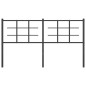 vidaXL Cabecero de metal negro 150 cm vidaXL Cabecero de metal negro 150 cm