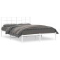 vidaXL Estructura de cama con cabecero metal blanca 160x200 cm vidaXL Estructura de cama con cabecero metal blanca 160x200 cm