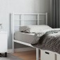 vidaXL Cabecero de metal blanco 100 cm vidaXL Cabecero de metal blanco 100 cm
