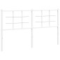vidaXL Cabecero de metal blanco 160 cm vidaXL Cabecero de metal blanco 160 cm