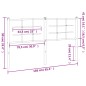 vidaXL Cabecero de metal blanco 160 cm vidaXL Cabecero de metal blanco 160 cm