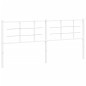 vidaXL Cabecero de metal blanco 193 cm vidaXL Cabecero de metal blanco 193 cm