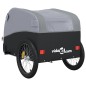 vidaXL Remolque para bicicleta hierro negro y gris 45 kg vidaXL Remolque para bicicleta hierro negro y gris 45 kg